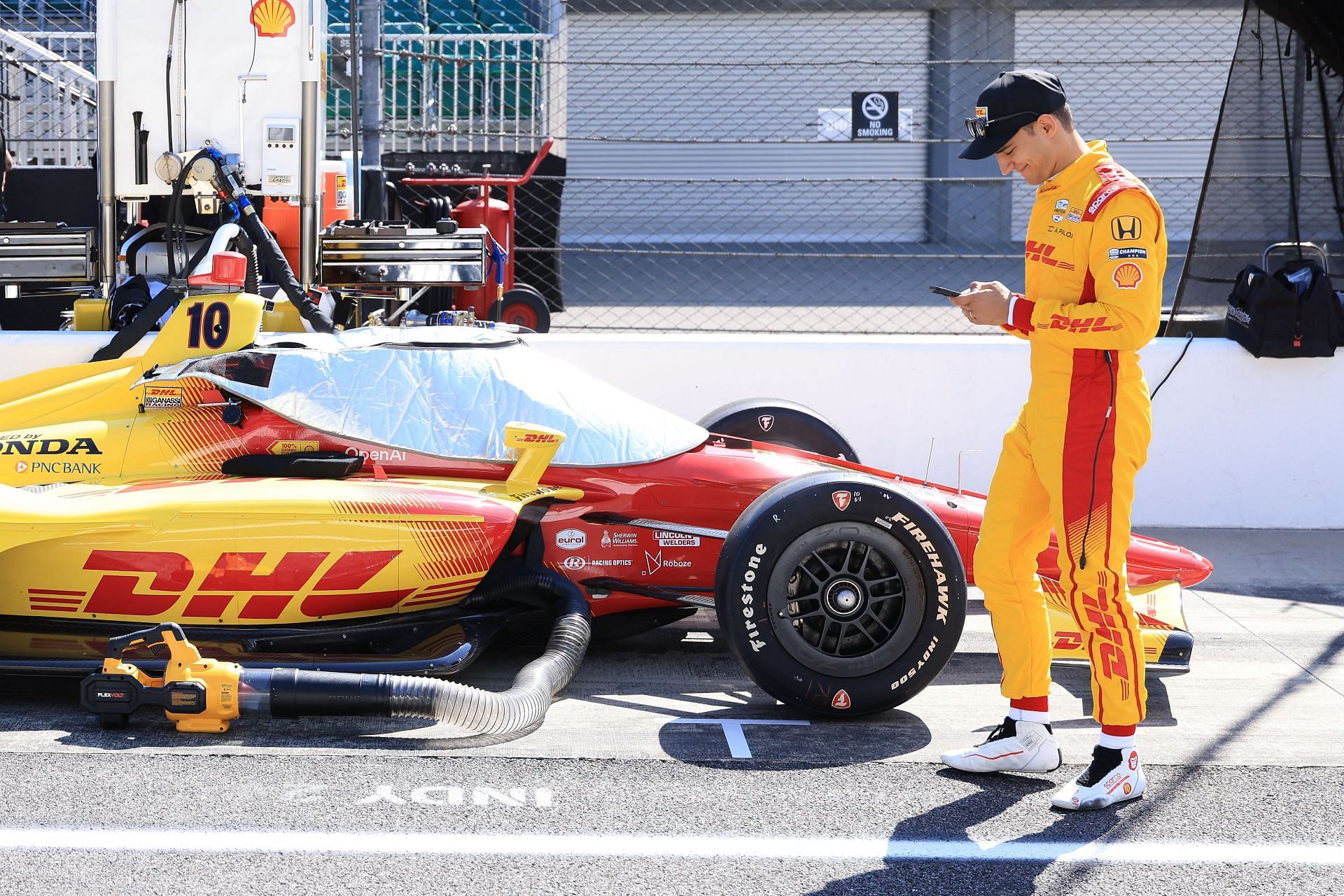 Alex Palou at the INDYCAR Open Testing - Source: Getty